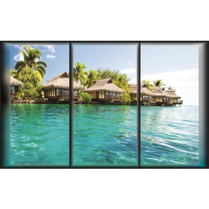 Fototapeta Bahamy - pohľad z okna