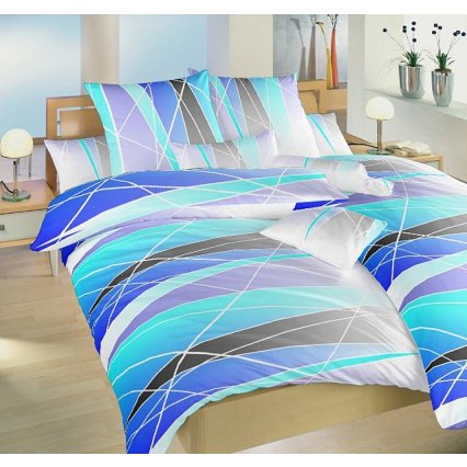 Obliečky Dolomity modré