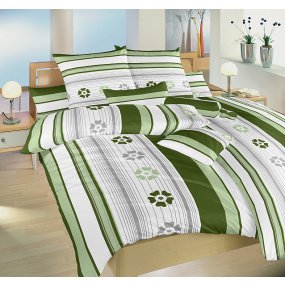 Obliečky Jarná romanca zelená