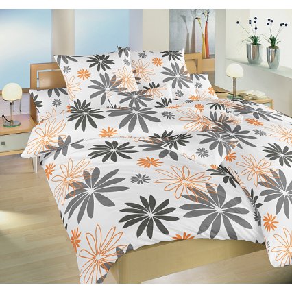 Obliečky Gerbera oranžová