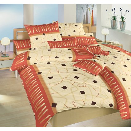 Obliečky Karty hnedé