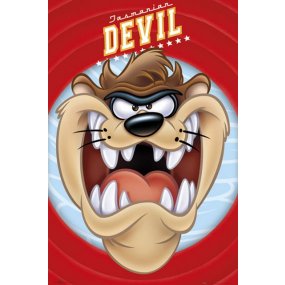 Plagát Looney Tunes - Tasmanian Devil