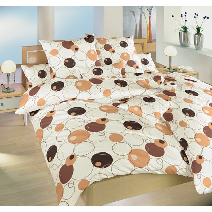 Obliečky Množiny hnedé