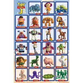 Plagát Toy Story 3 - Grid