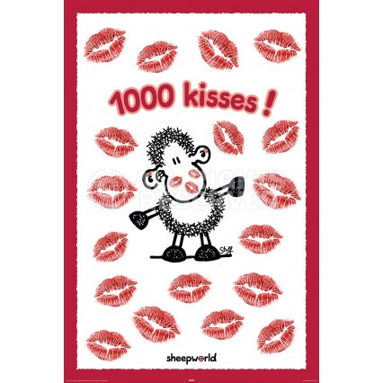 Plagát Sheepworld - 1000 Kisses