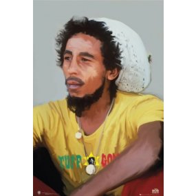 Plagát Bob Marley - Painting