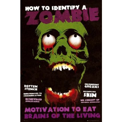 Plagát Identify A Zombie