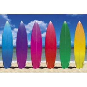 Plagát Surfboards
