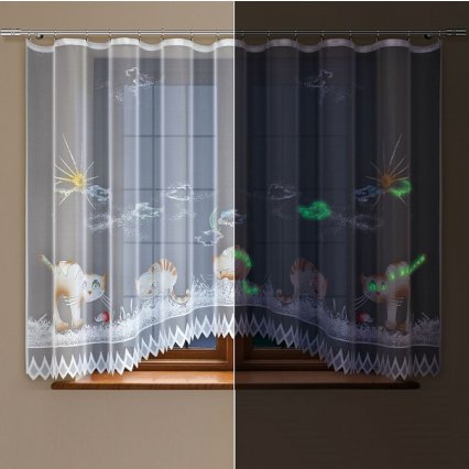 Záclona kusová Tina svietiace