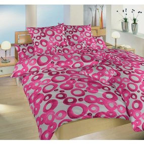 Obliečky Akvarel vínový