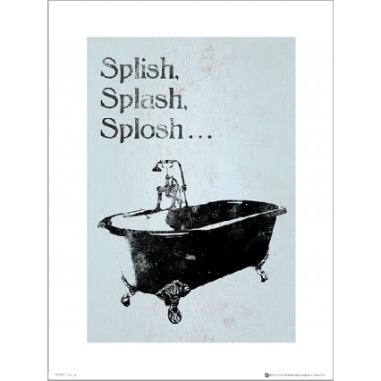 Reprodukcia Bathroom Splish Splash Splosh