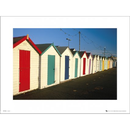 Reprodukcia Tom Mackie Beach Huts