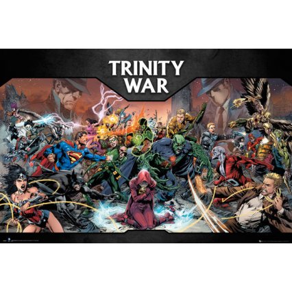 Plagát DC Comics Trinity War