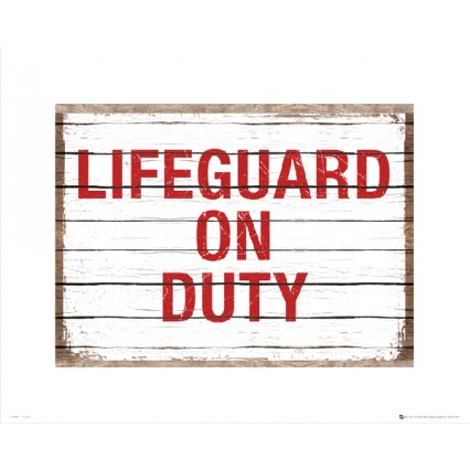 Reprodukcia Lifeguard On Duty