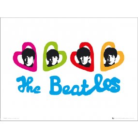 Reprodukcia The Beatles Love Hearts 