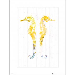 Reprodukcia Seaside Seahorse Yellow