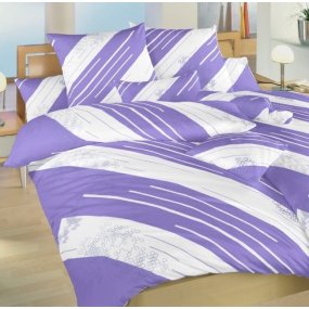 Obliečky Globus fialový