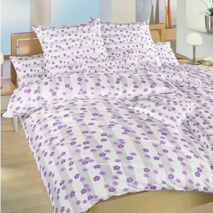 Obliečky Nezábudky fialové