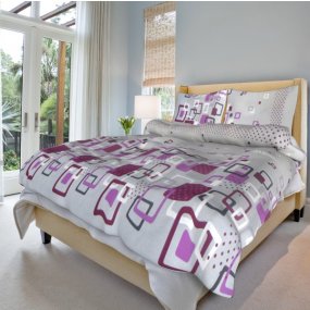 Obliečky Adéla sivá