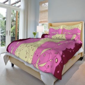 Obliečky Alina ružová