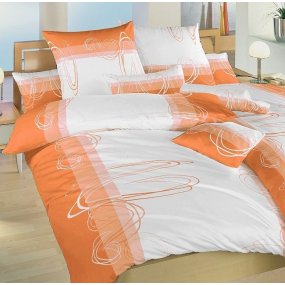 Obliečky Slučky oranžové