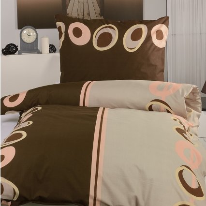 Obliečky na dve lôžka Domenica hnedá 