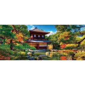 Fototapeta panoramatická vliesová Japonská záhrada