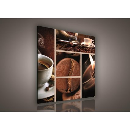 Obraz na plátne Aroma of Coffee 80 x 80 cm